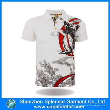 China Baumwoll-Polo-Hemd der Fabrik-Gewohnheits-Entwurfs-100% für Männer